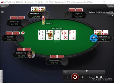 "SmokenSubaru" Eliminated in 7th Place ($1,190)