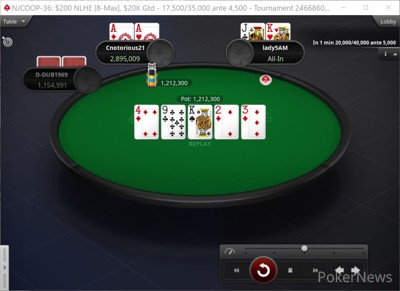 "lady5am" Eliminated in 3rd Place ($3,526)