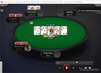 "PompYouUp" Eliminated in 5th Place ($2,048)