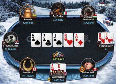 "LuckyRabbit1" Gets There