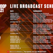 2021 SCOOP Broadcasting Schedule