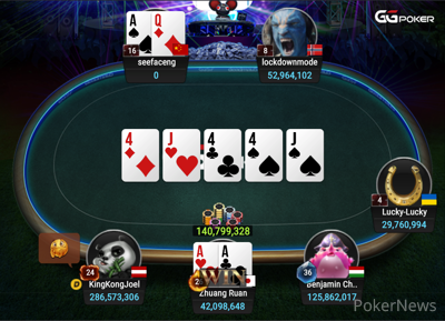 "seefaceng" Eliminated in 6th Place ($282,662)