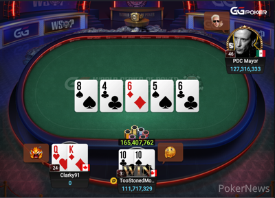 "Clarky91" Eliminated in 3rd Place ($302,561)