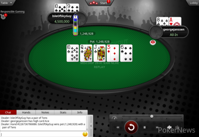 georgejanssen eliminated in 2nd