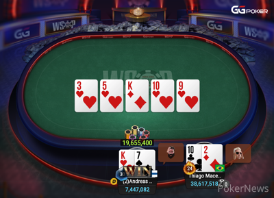 Macedo Takes Lead to Break