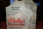 Bally's Black Hawk Colorado Poker Championship Main Event Trophy