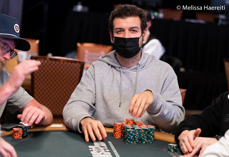 Michael Addamo Bags Day 1 Chip Lead of Event #38: $50,000 High Roller No-Limit Hold'em 8-Handed | 2021 World Series of Poker | PokerNews
