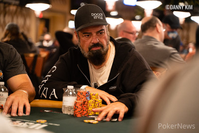 Day 1b chip leader Dany Georges