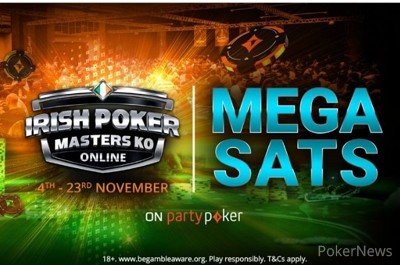 Mega Sats for Irish Poker Masters KO Main Event