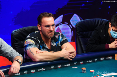 Richard Toth is among the bigger stacks for Day 2