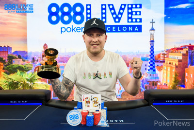 Sandro Hauser wins the 2022 888poker LIVE Barcelona €1,100 Main Event