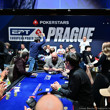 bubble done players claping