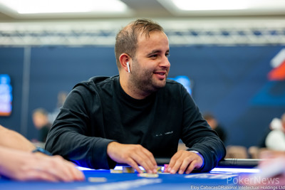 Kayhan Mokri is second in chips for Day 2