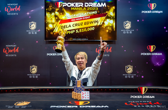 Edwin Dela Cruz Wins the 2023 Poker Dream Manila Main Event