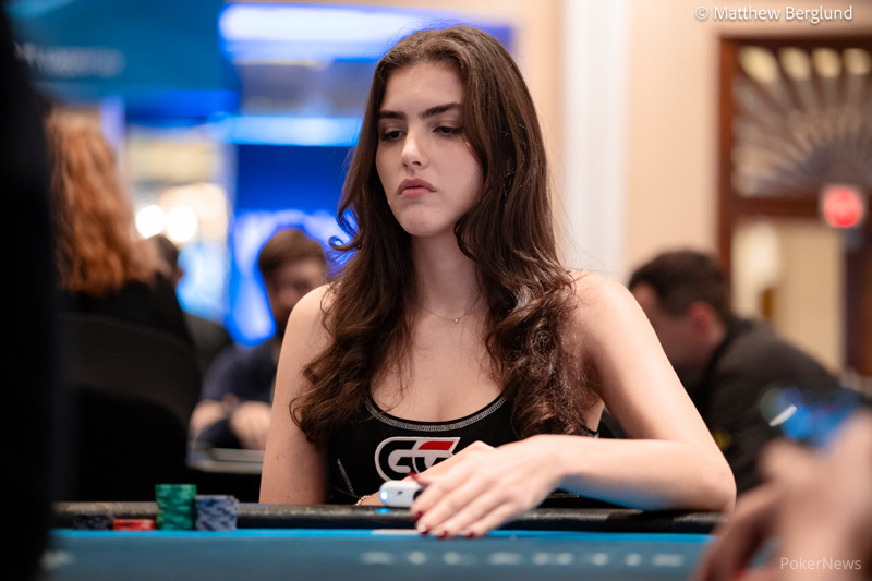 Alexandra Botez (botezlive) Crushing The Bomb Pot 3 Times in A row🔥⁠ ⁠ ⁠ ⁠  #poker #chipporn #wsop #chips #bracelethunting #pokerchips…