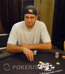 Robert Mizrachi, playing on Day 1 of the £2,500 H.O.R.S.E. event