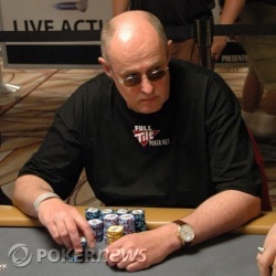 Rob Hollink is poised to challenge for the Event 30 bracelet