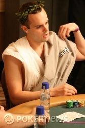 Matt Larsh in his toga
