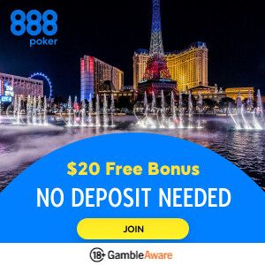 [com] 888poker 20 free welcome offer 300x300 (version 2) May 27 - July 31