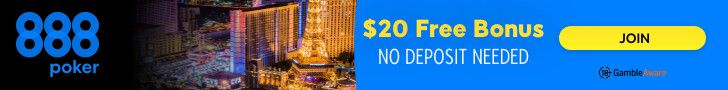 [com] 888poker 20 free welcome offer 728x90 (version 4) May 27 - July 3