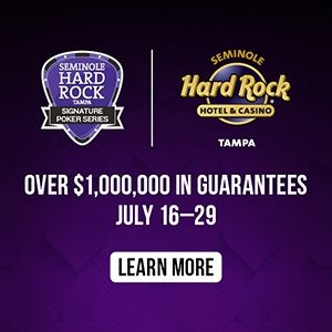 [com] Seminole Hard Rock Tampa Signature Poker Series 300x300 June 19 - July 19