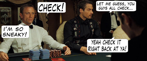 James Bond Casino Royale Poker Comic 107