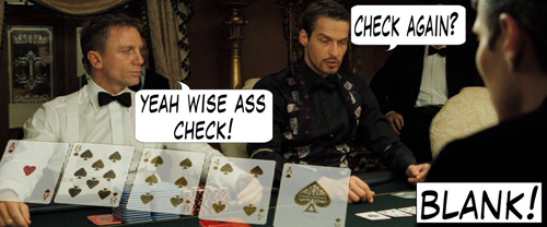 James Bond Casino Royale Poker Comic 108