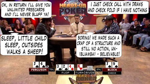 National Heads Up Championship - PokerNews Comic 101