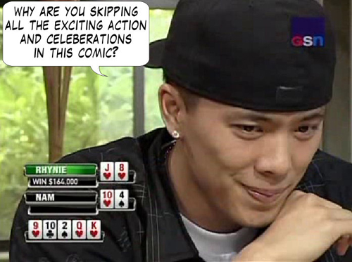 National Heads Up Championship - PokerNews Comic 109