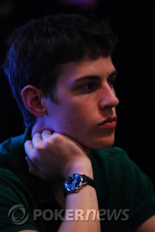 Brett Daphne chipleader dag 1B - Aussie Millions Report 101
