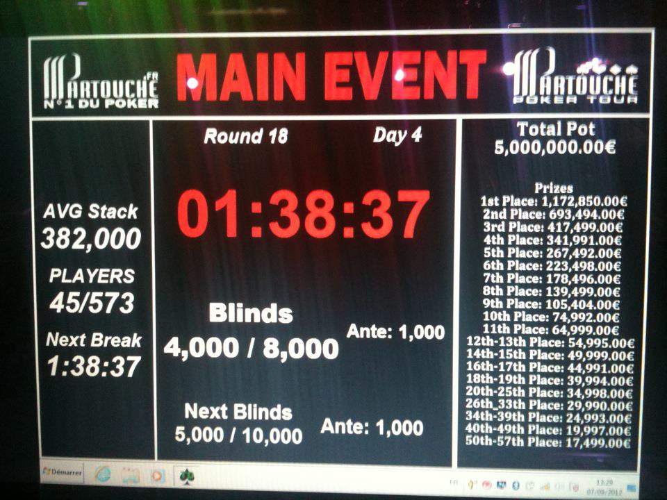 Partouche poker tour 2018 video