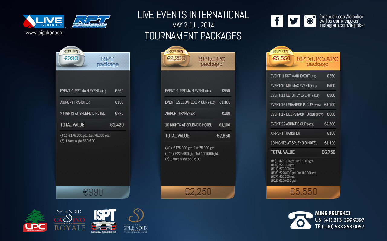 Live Events Poker Festival Ponovo u Budvi od 2-11.05. 2014. sa €1.000.000 Zagarantovano 102