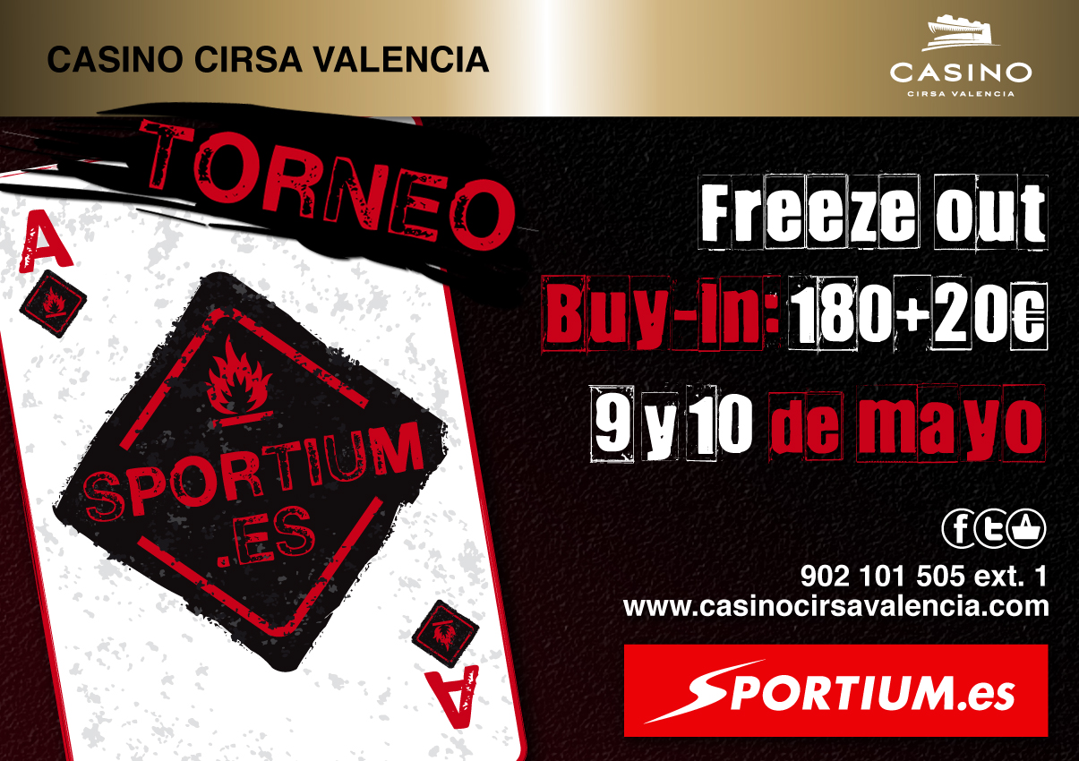 Sportium presenta su Torneo Mensual en el Casino Cirsa de Valencia 101
