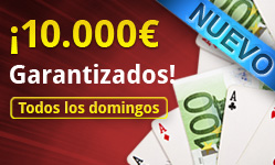 ¡10.000€ garantizados todos los domingos en VivePoker! 101