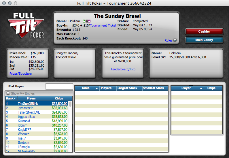 Noite de Sonho na Full Tilt Poker: 0,000 a Caminho de Portugal 101