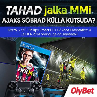 OlyBet: Loosis jalgpalli MM varustus, täna Beat the PRO turniir, MPN Poker Tour... 101