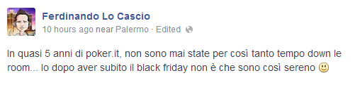 Sogei in TILT: panico ieri sera nel mondo del poker online .it! 101