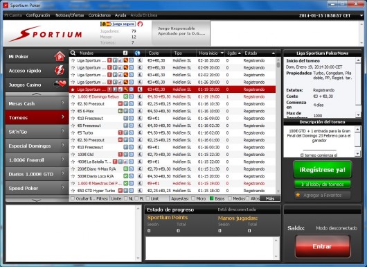 Vuelve la Liga Sportium PokerNews con mejoras 101