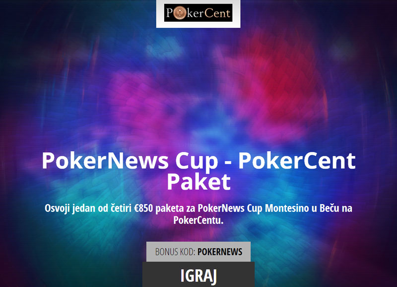 jedan od četiri €850 paketa za PokerNews Cup Montesino u Beču