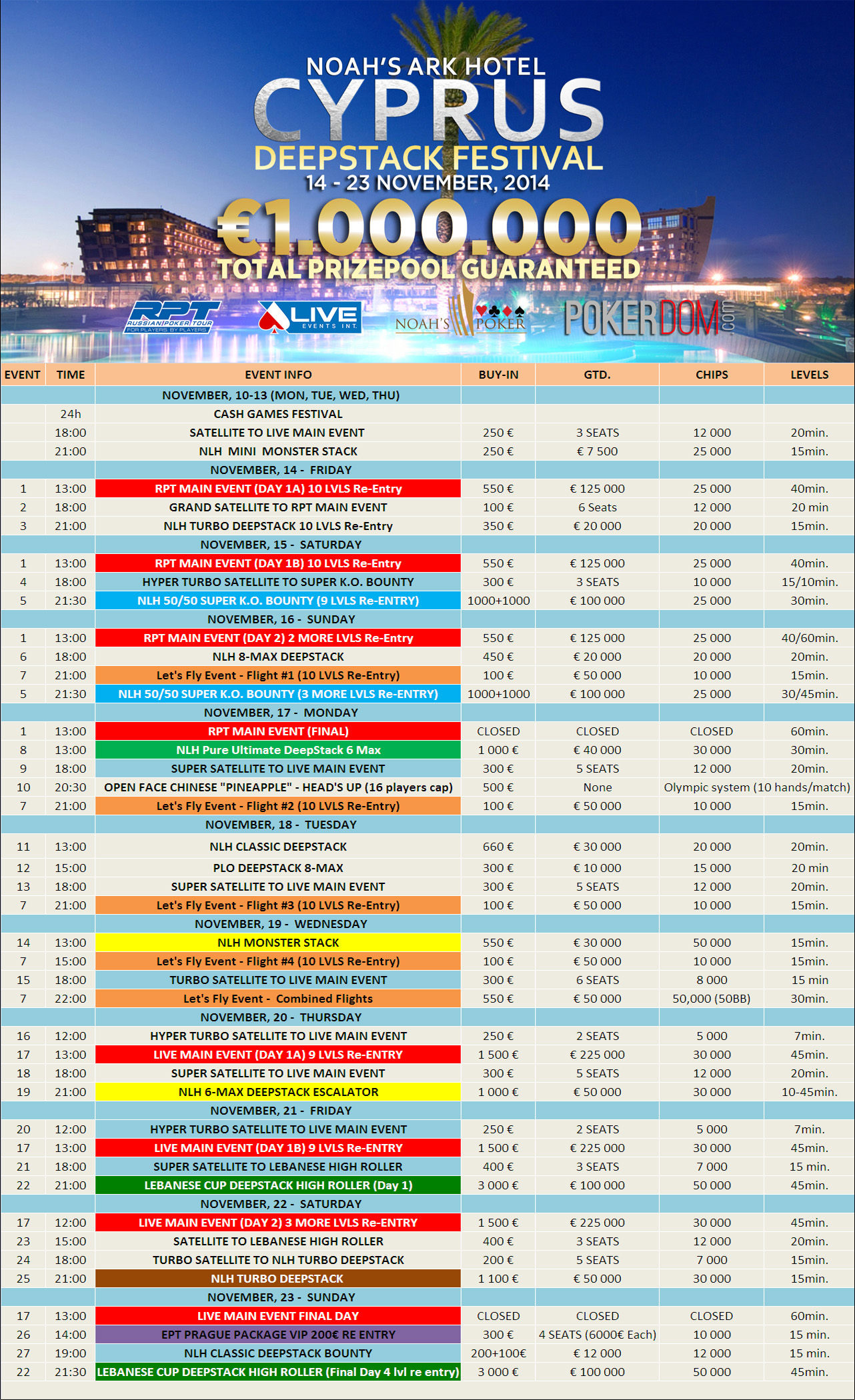 Live Events Int. Deepstack Festival na Kipru od 14. do 23. Novembra 104