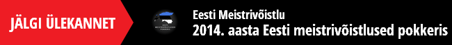 Järgmised Eesti pokkerimeistrid selguvad novembri alguses 101
