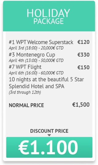 World Poker Tour National Montenegro програма и допълнителна... 102