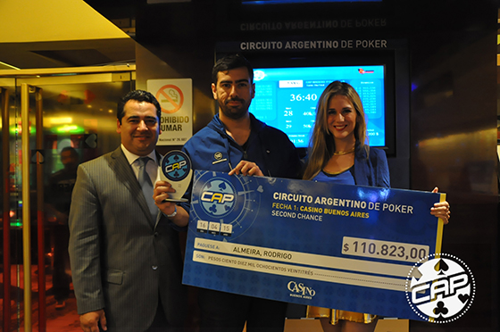 Carlos Leiva, campeón del Main Event del CAP Bs. As. por AR 8.198 101