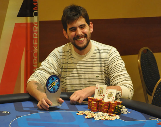 Carlos Leiva, campeón del Main Event del CAP Bs. As. por AR 8.198 102