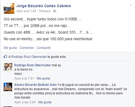 Segunda Fecha DPT 2015: Fernando Reines campeón. 102
