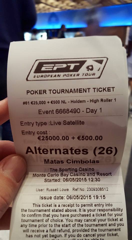 Matas Cimbolas startavo 25,500 eurų įpirkos EPT „High Roller“ mūšyje 101