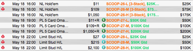 SCOOP 2015: Sérgio "xinas85" Teixeira Lançado no "Sunday Million" & Mais 101