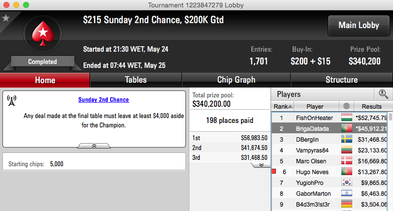 Brigadatada 2º no Sunday 2nd Chance (k) & Mais 101