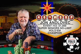 2015 WSOP Day 28: Mosseri Leads Final 19 in K PPC; Andlovec Wins Super Seniors 103
