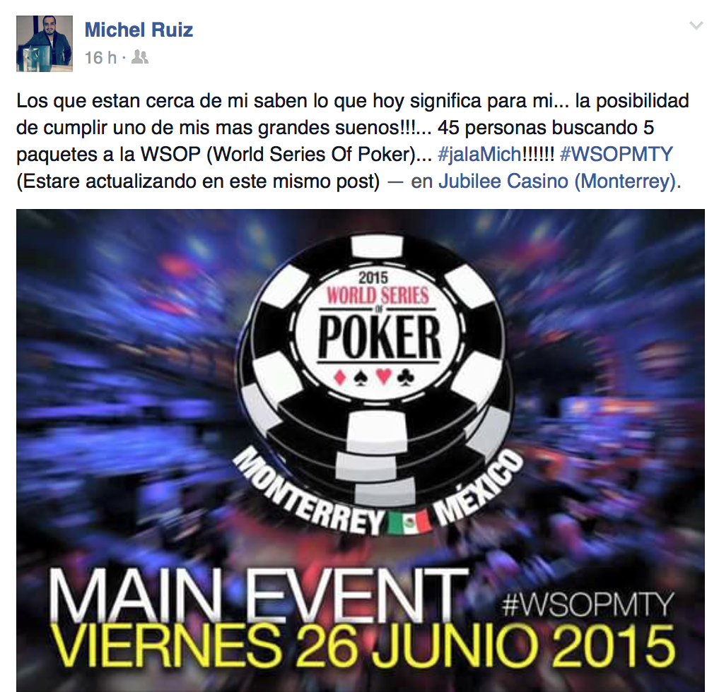 Ya esta definida la mesa final para el satélite de la WSOP en el Jubilee 102